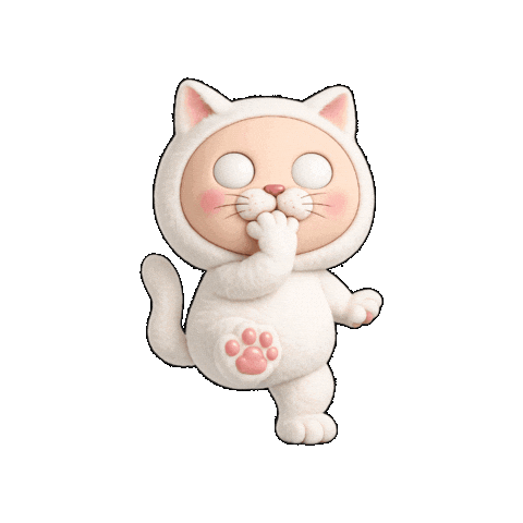 Cat Surprise Sticker