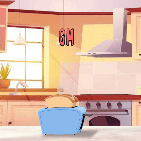 Happy Waking Up GIF by Pudgy Penguins