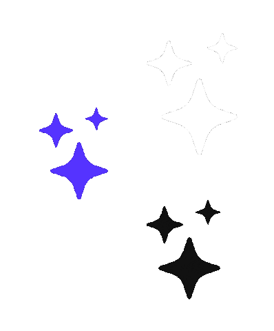 Stars Sparkle Sticker by d.labs