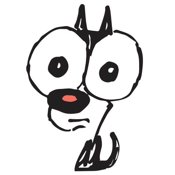 Patrick Mcdonnell Wow Sticker by MUTTS