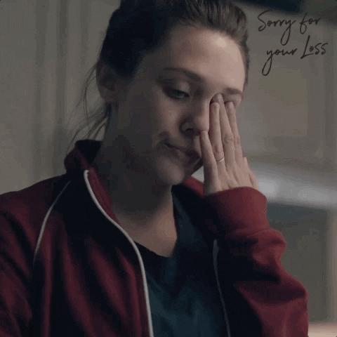 season 1 sigh GIF by Sorry For Your Loss