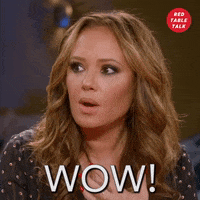Leah Remini Wow GIF by Red Table Talk
