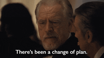 Hbo Change Of Plan GIF by SuccessionHBO