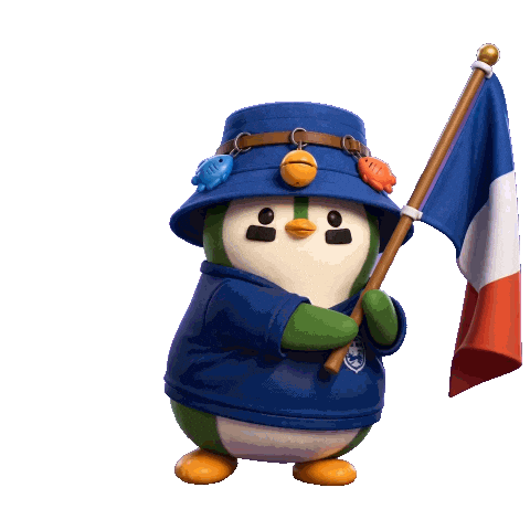 Happy France Sticker by ZaddyFi
