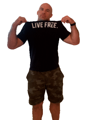 Live Free Community Fitness Sticker