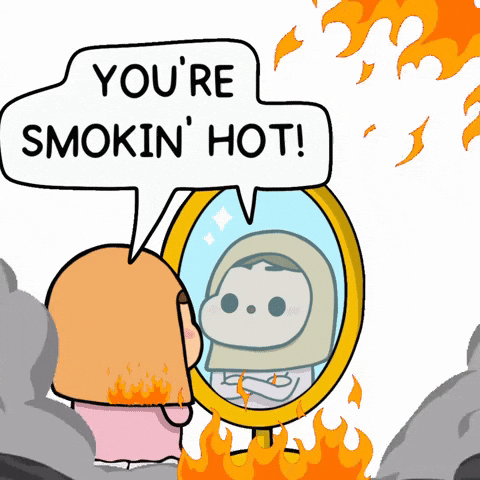 Fire Smoking GIF