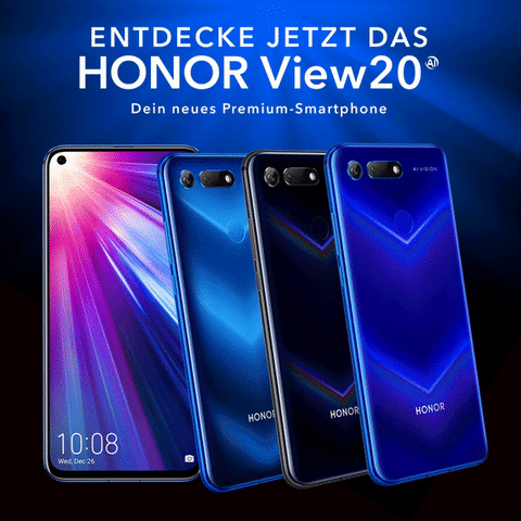 Smartphone Honorview20 GIF