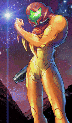 Metroid Fusion Aran GIF