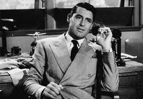 cary grant im just gif'n his judge-y moments tbh GIF by Maudit