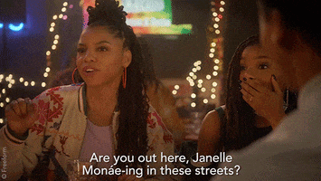Janelle Monae Streets GIF by grown-ish