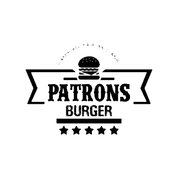 Patrons Burger Sticker