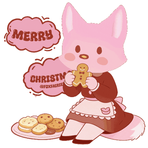 Christmas Snow Sticker by Fox Fairies Malaysia