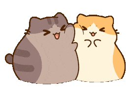 Cats Sticker by Bichi Mao