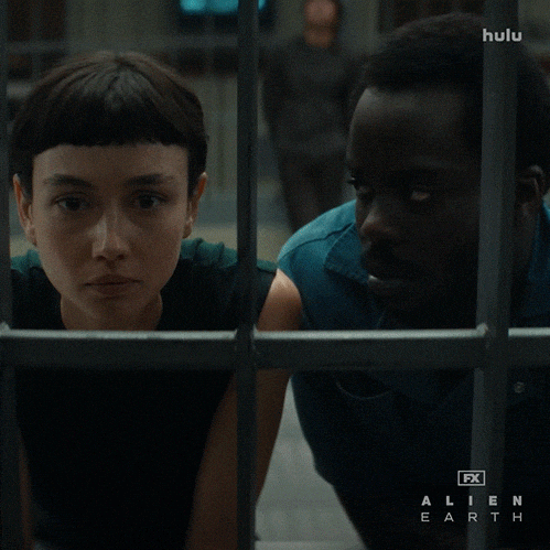 Sci Fi Hug GIF by Alien: Earth