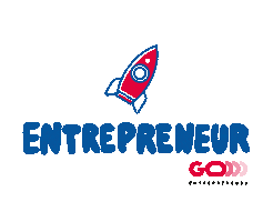 Rocket Business Owner Sticker by Go Entrepreneurs