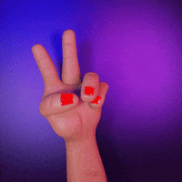 Peace Out Hand GIF by Denyse®