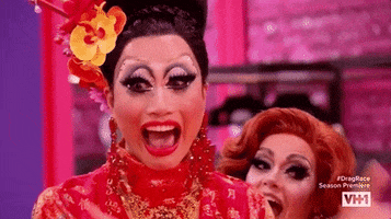 Excited Episode 1 GIF by RuPaul's Drag Race