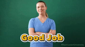 Nurse Good Job GIF by Rasmussen University