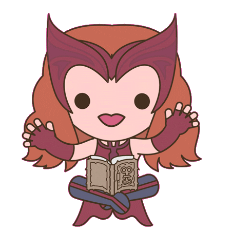 Studying Scarlet Witch Sticker by Marvel