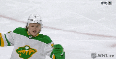 Happy Ice Hockey GIF by Minnesota Wild