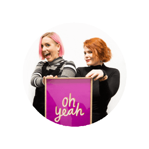 Thejoyful Sticker by Livia Farkas @ urban:eve