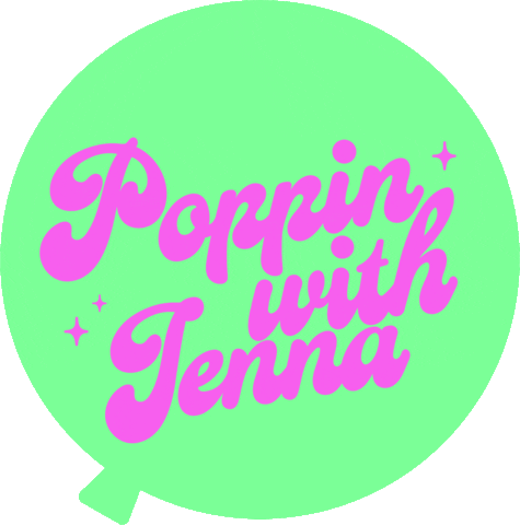 Poppin' With Jenna Sticker