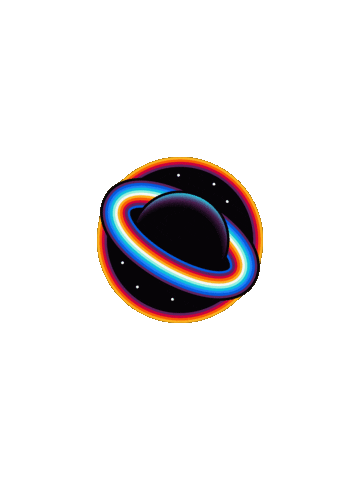 Rainbow Glow Sticker