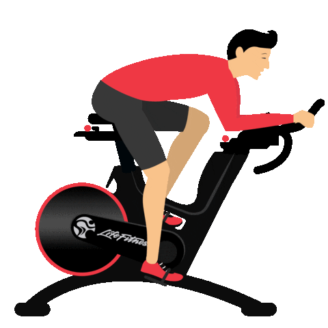 Cycling Cycle Sticker by Life Fitness Russia