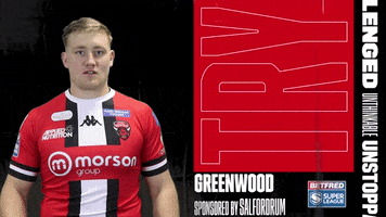 Rugby League Try GIF by Salford Red Devils