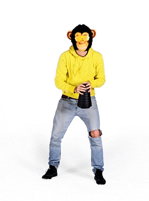 gif artist monkey GIF