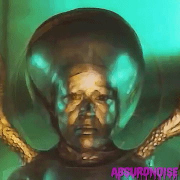 invaders from mars aliens GIF by absurdnoise