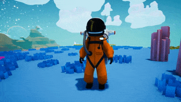 confused space suit GIF by Astroneer