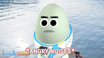 Angry Egg GIF by Wind Sun Sky Entertainment