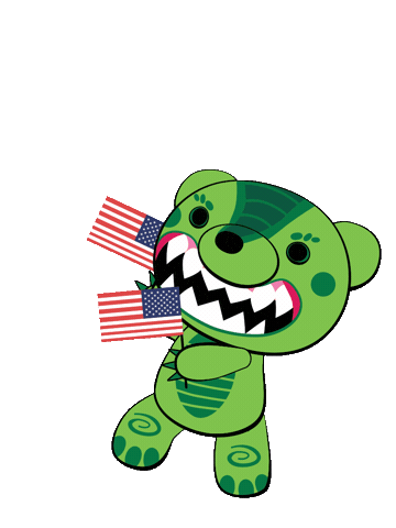 United States Dancing Sticker by DeddyBears