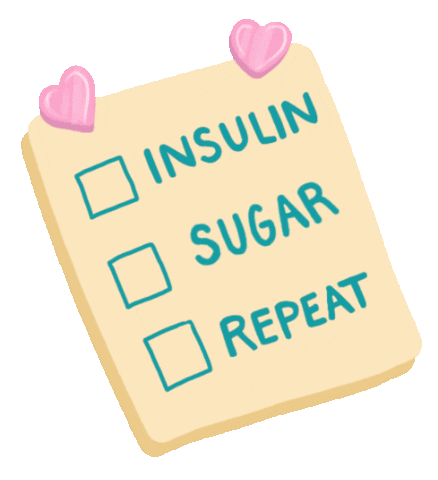 Sugar Levels Diabetes Sticker by diababelife
