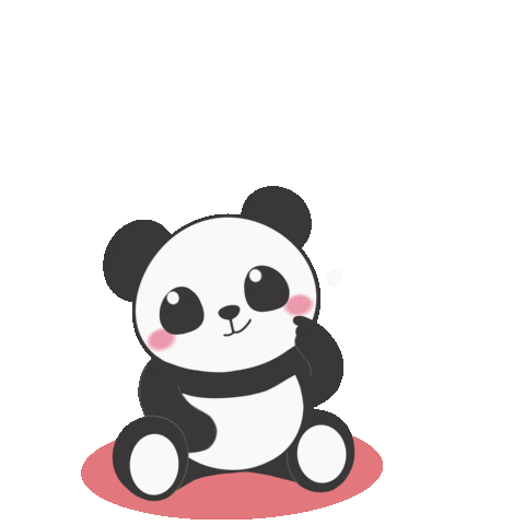 Copywriting Panda Sticker