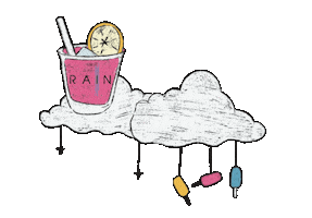 Ice Cream Summer Sticker by Rainuae