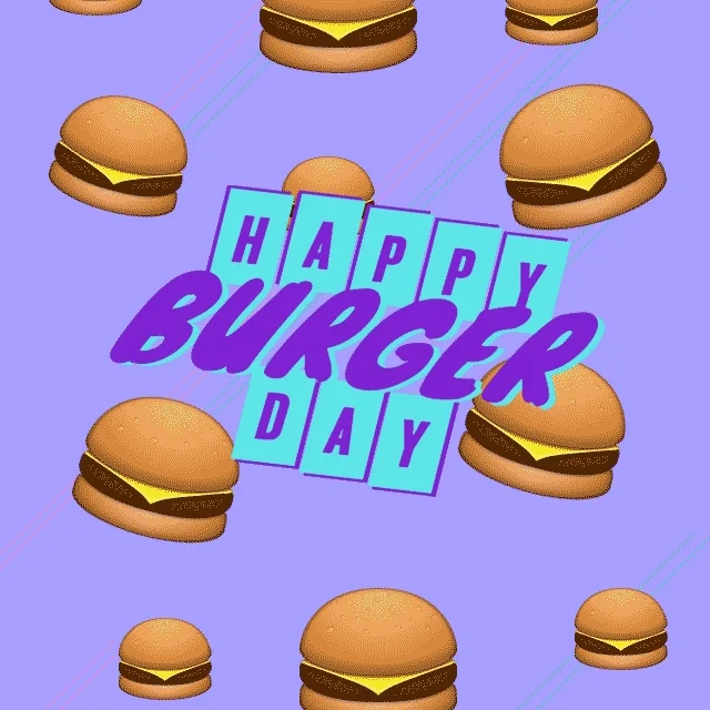 Emoji Gif Burger Day GIF