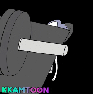 Workout Gym GIF by kkamtoon