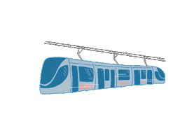 Monster Train Sticker by Jerusalem