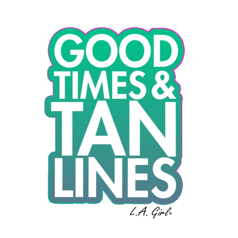 Good Times Vacation Sticker by L.A. Girl