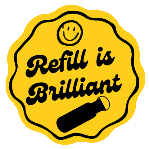 Zerowaste Refill Sticker by Trash Hero World