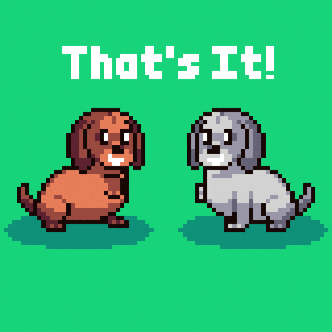 Well Done Win GIF by Abstract HotDogs