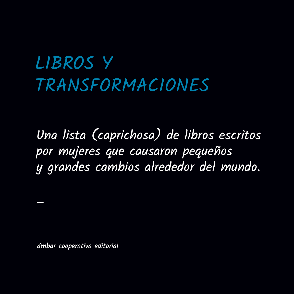 Books Feminism GIF by Ámbar Cooperativa Editorial
