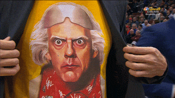 excited back to the future GIF by NBC Sports Chicago