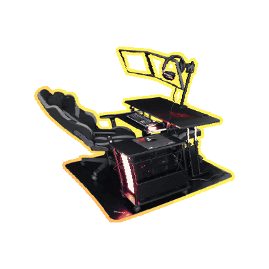 Bauhutte -Gaming Furniture-  by BE-S CO.,LTD. Sticker