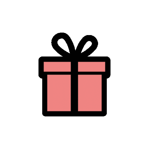 Cadeautje Pink Present Sticker by Inpakken & Weggeven