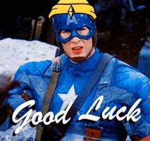 Captain America Good Luck GIF by Boo