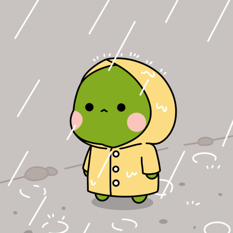 Sad Rain GIF by Kibbi