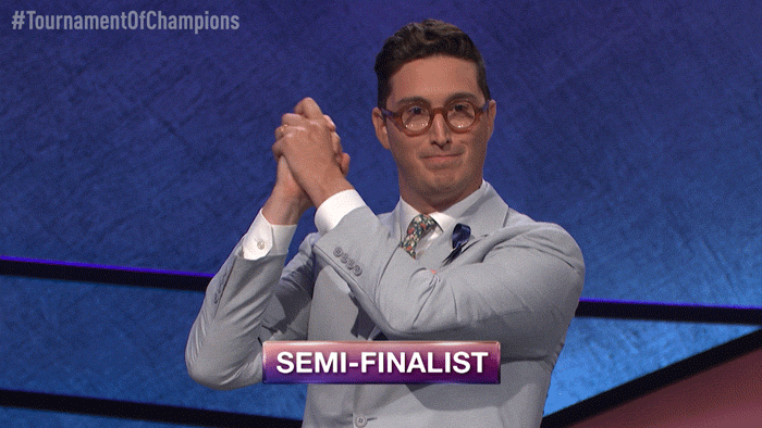 Semi Finalist Champ GIF by Jeopardy!